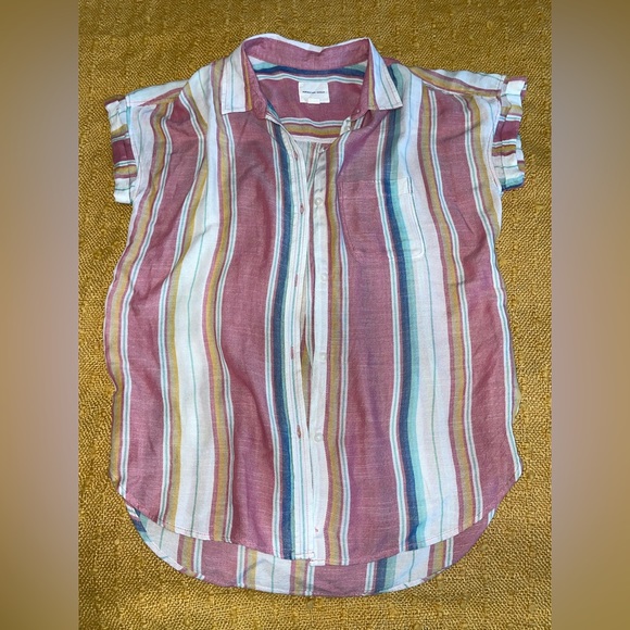 American Eagle Outfitters Tops - American Eagle Striped Button Up Shirt
